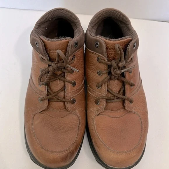 Dunham Men's Addison 8006BR Mid Cut Brown Leather Waterproof Boot Shoe Mens 9.5 - Picture 3 of 12